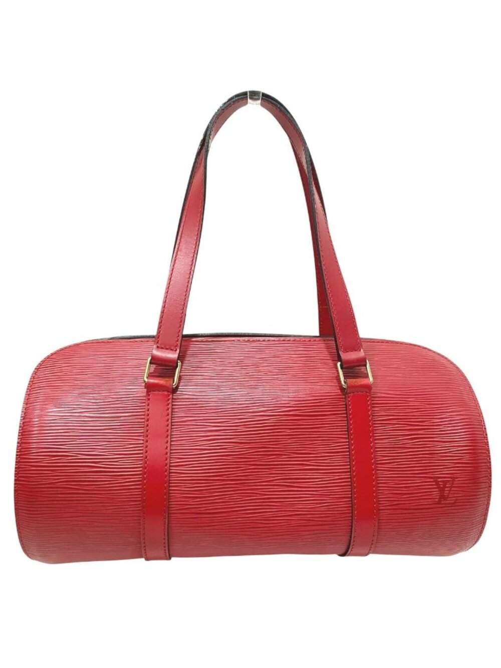 Louis Vuitton Soufflet Epi Handbag Leather
